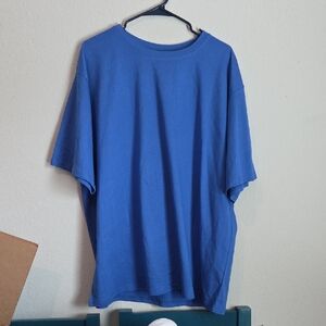 Men's Blue T-Shirt With Design On Back